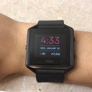 fitbit blaze gunmetal series